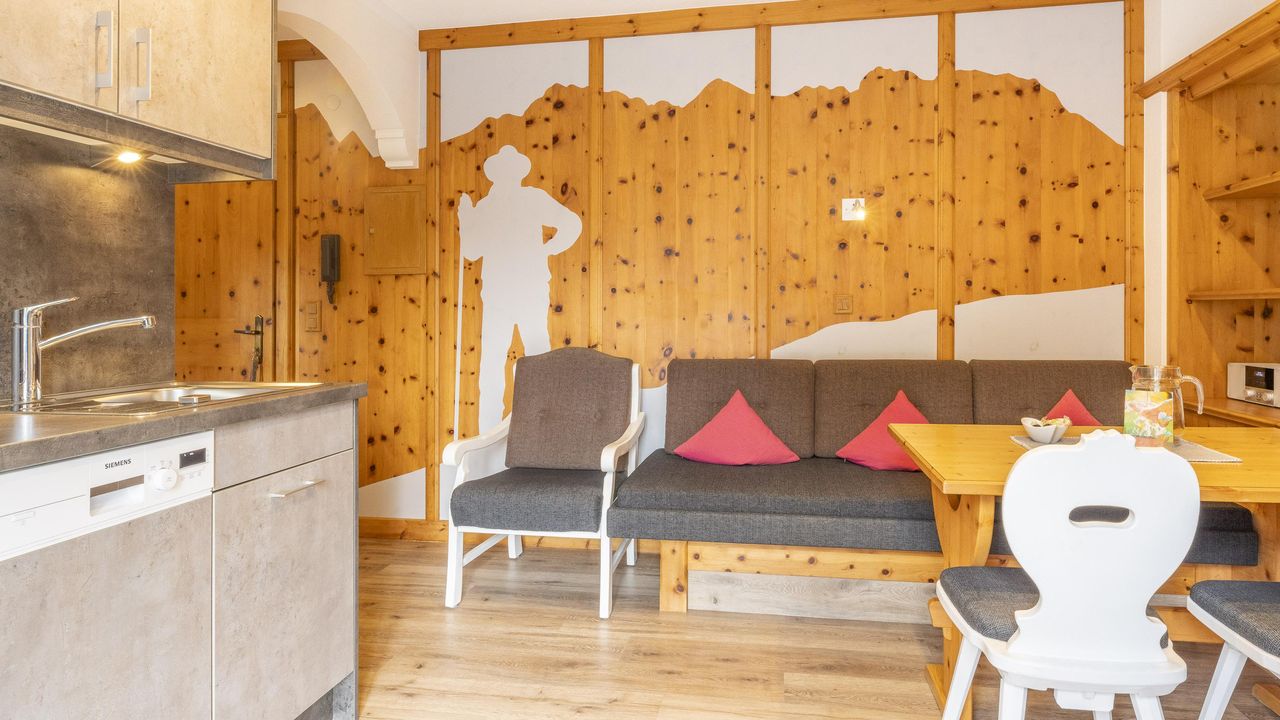 Ferienwohnung Wildfang Wohnraum und Küche-Ferienwo Ferienwohnung Wildfang Wohnraum und Küche-Ferienwo